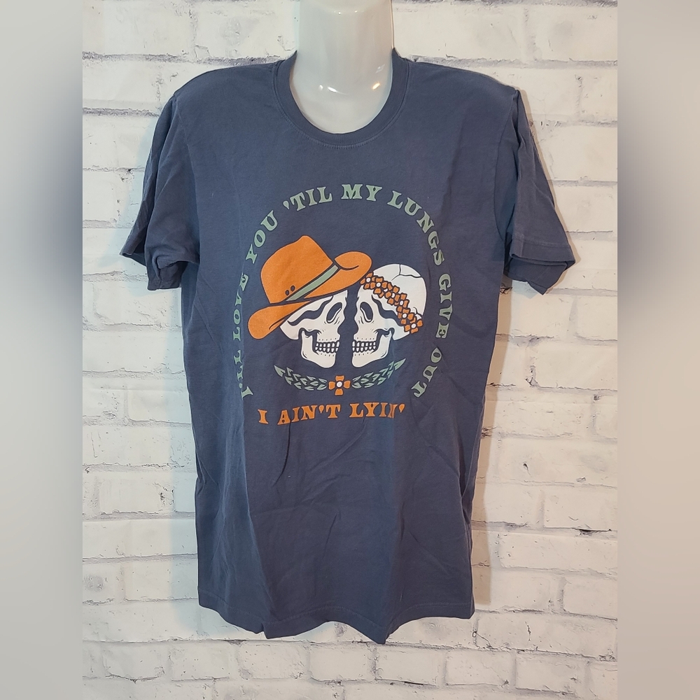 Tyler Childers Lyrics Oliver & Otis Skeleton Bride Groom Tee Shirt